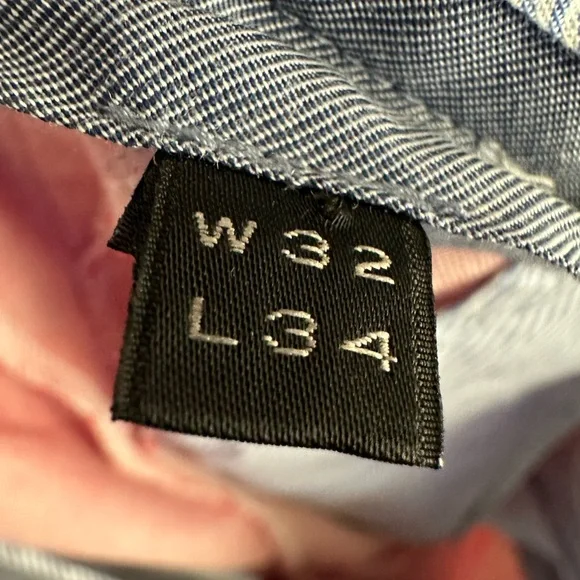 J CREW ⛵️ Men’s Rose Pink Slim Fit Flat Front Oxford Cloth Trousers - Size 32/34 - Picture 7 of 12